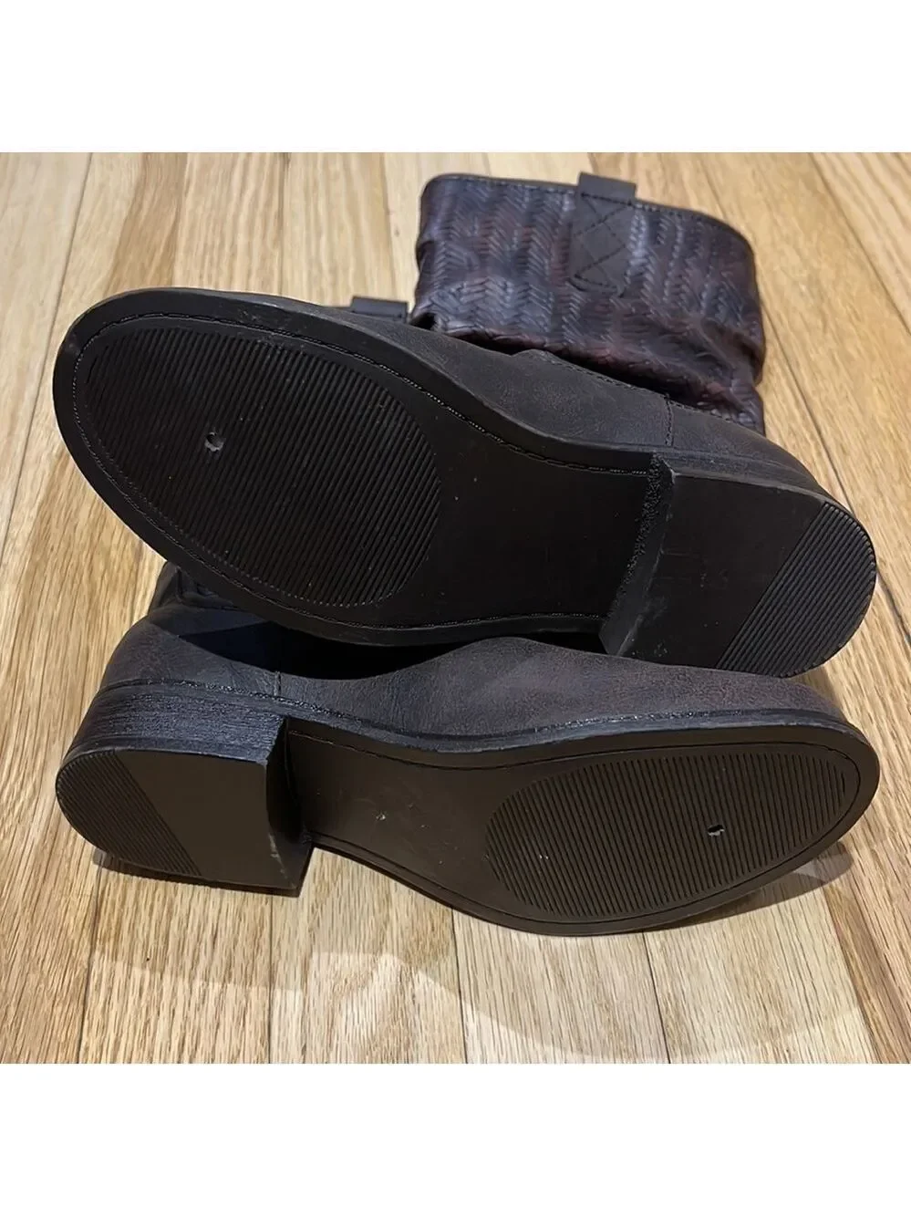 Girls Brown Tall Boots Size 5